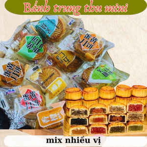 BÁNH TRUNG THU MINI MIX NHIỀU VỊ