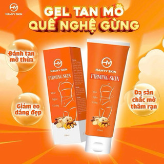 (HAMYY SKIN )Kem xoa bụng QUẾ NGHỆ GỪNG đánh tan mỡ bụng .hiệu quả 100ml