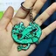 Móc Khóa Pokemon Rayquaza Phong Cách Pixel Art in 3D