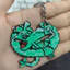 Móc Khóa Pokemon Rayquaza Phong Cách Pixel Art in 3D