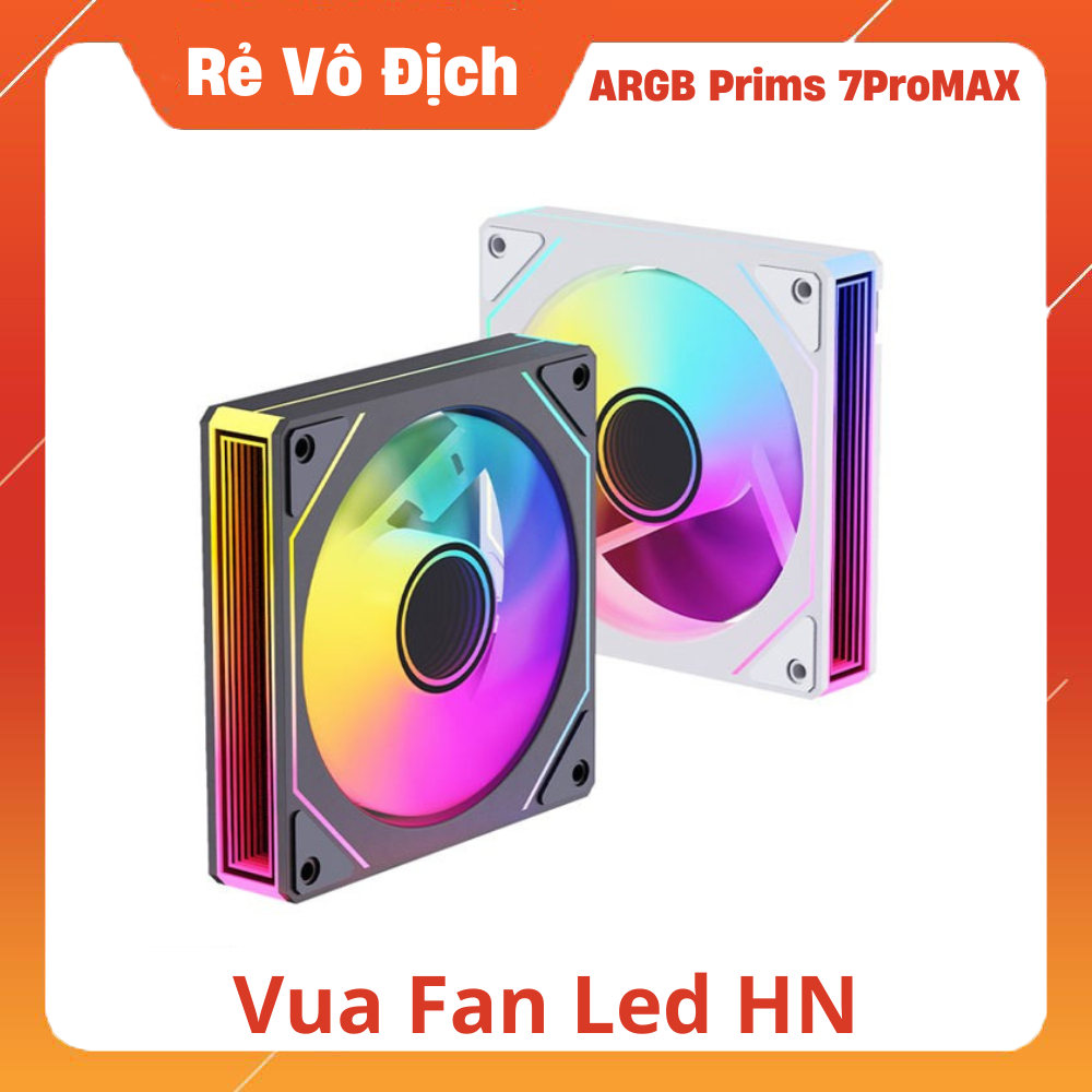Prims 8MAX ARGB - Quạt tản nhiệt máy tính Fan gương full viền led vô ...