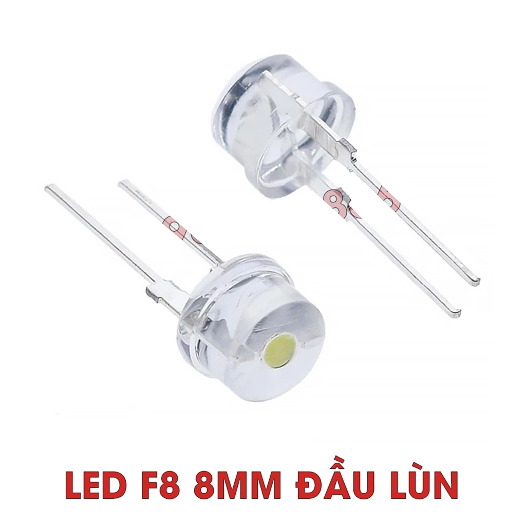 Bóng đèn led phi 8 f8 lùn (combo 10 led) | Shopee Việt Nam