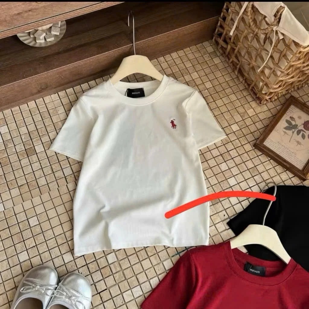 Áo Thun Babytee In Logo Ngựa From Chuẩn Nam Nữ Ôm Eo Tôn Dáng Chất Thun Tăm Mềm Mịn Siêu Co Dãn