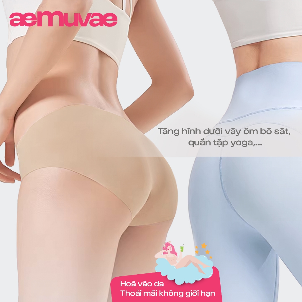 Quần lót không viền Easy Day, cạp thấp hipster, đàn hồi thoáng khí, hoà vào da - Muvae (aeMuvae)