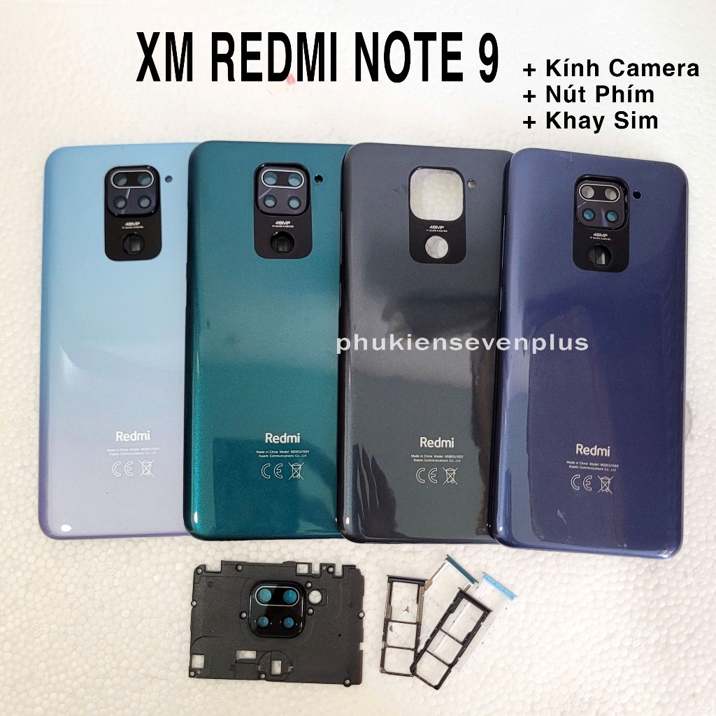 Vỏ Nắp Lưng Xiaomi Redmi Note 9 Có Khay Sim, Kính Camera, Nút Phím - RM ...