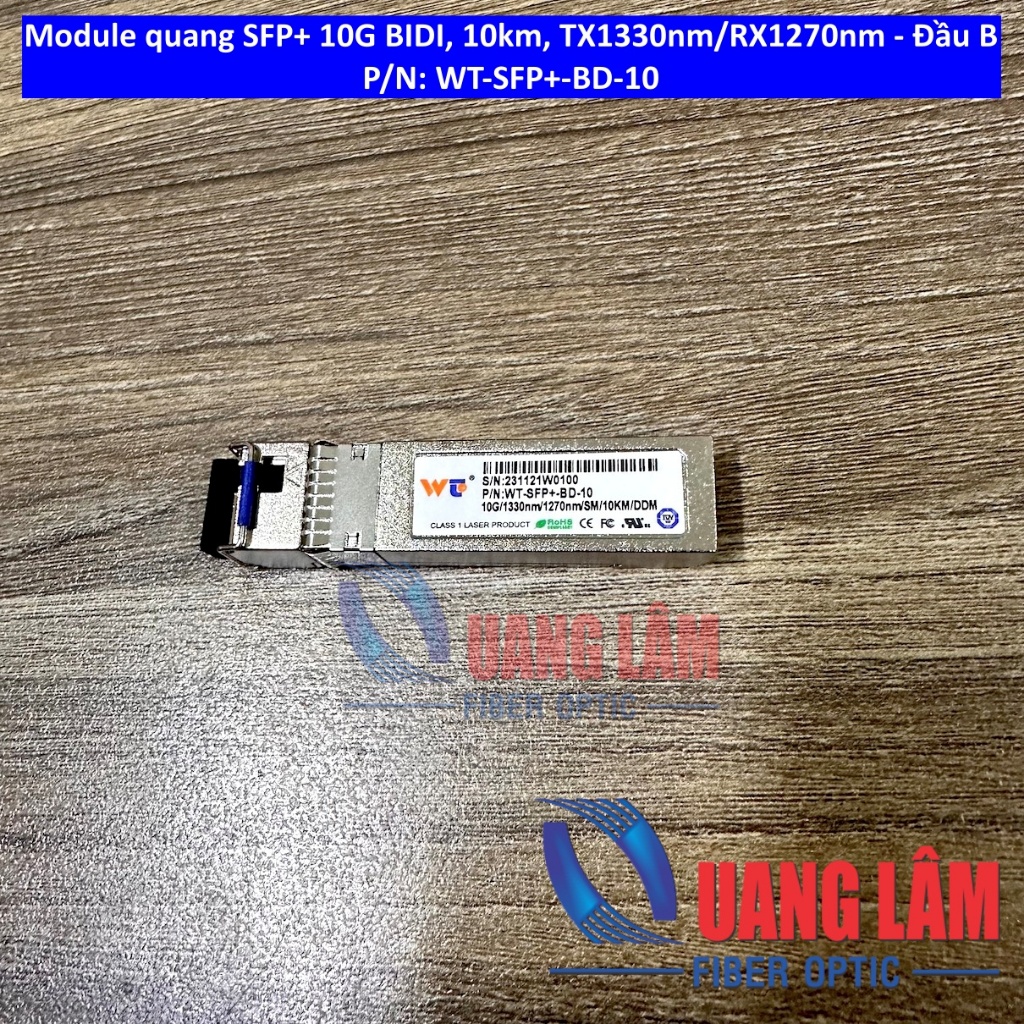 Module quang SFP+ 10G, BIDI, 10km , 1 sợi quang A hoặc B - WINTOP ...