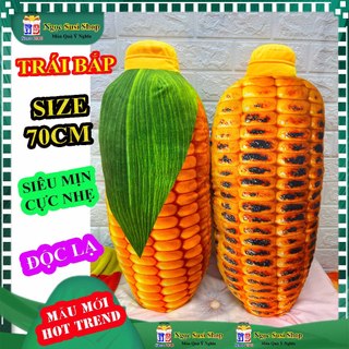 GỐI ÔM HÌNH TRÁI BẮP QUẢ NGÔ 3D NHƯ THẬT SIÊU MỀM MỊN ÔM NGỦ QUÀ TẶNG - GẤU BÔNG ĐỒ CHƠI DOLL TOY