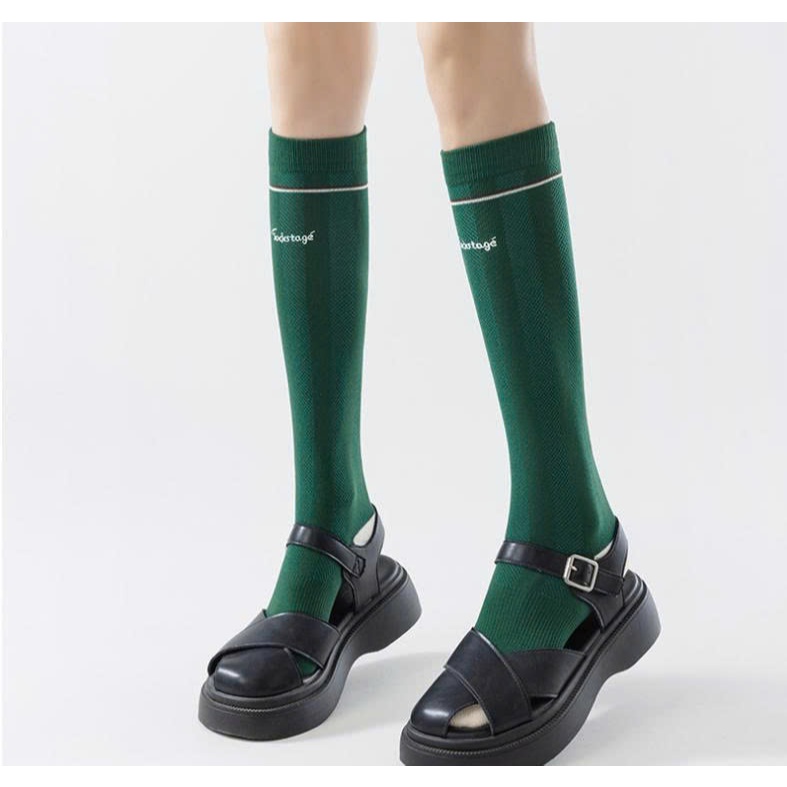Vớ Tất nữ siêu cao cổ chữ SOCKSTAGE phong cách dễ thương, xinh xắn