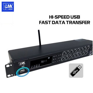 Vang Cơ LMK audio K-8 Chuyên Nghiệp Effect Mượt Mà, Điều Chỉnh Âm Sắc (Bass - Mid - Treble) Riêng Biệt Cho Mic Echo