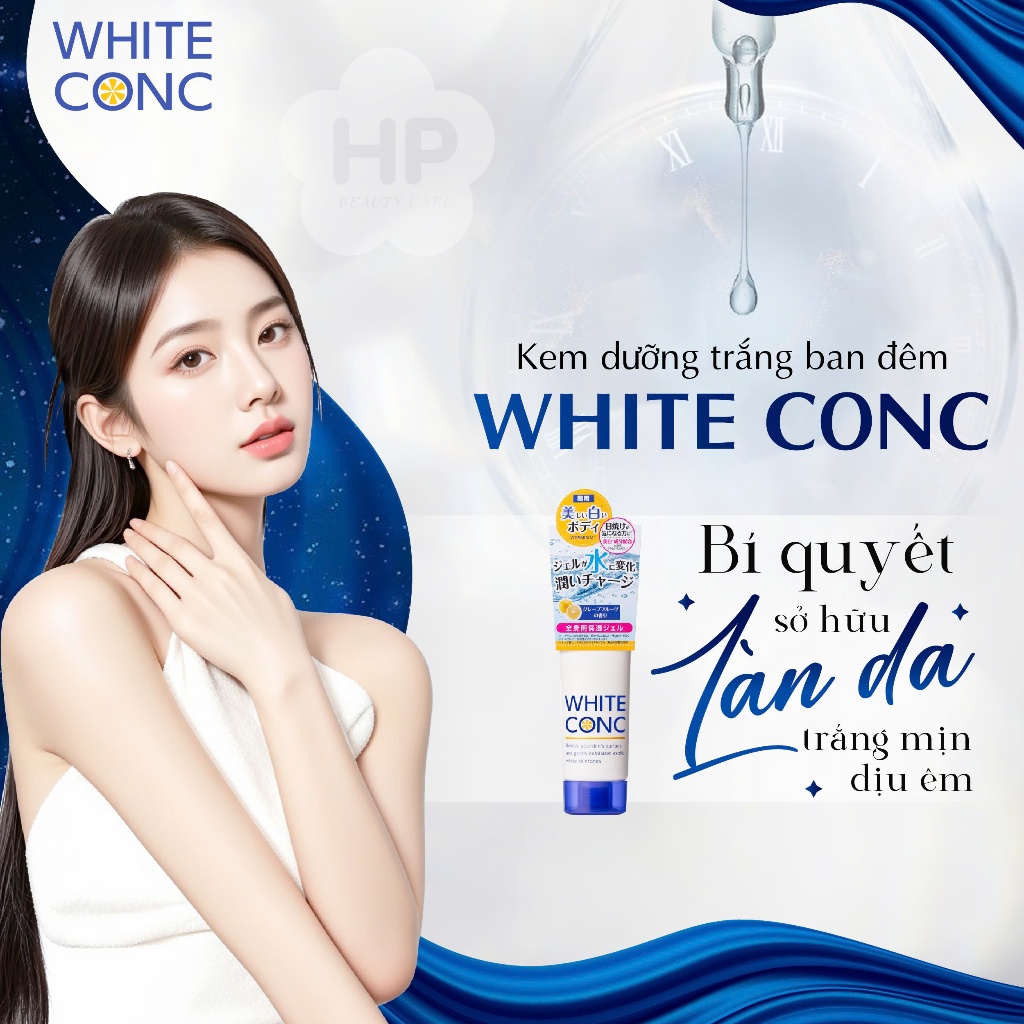 Kem Dưỡng Trắng Da Toàn Thân Ban Đêm White Conc Watery Cream II (Tuýp 90g)
