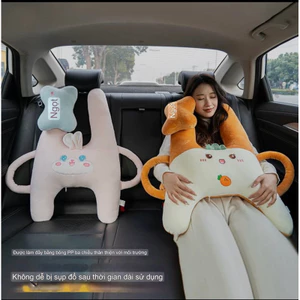 Gối ngủ oto chữ H gối cổ tựa ôtô ôm ngủ nâng đỡ khi ngồi xe (mã 05)