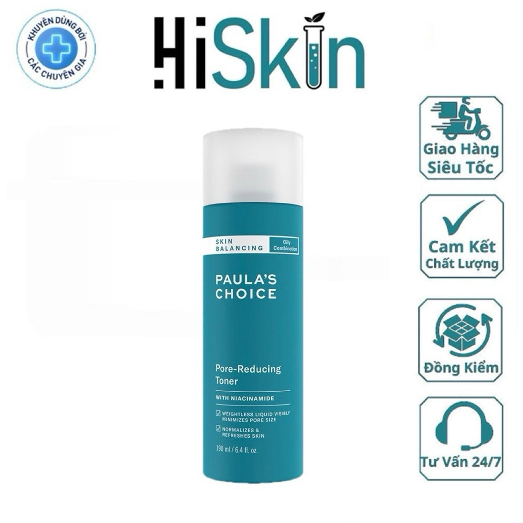 Nước Cân Bằng Độ Ẩm Và Điều Chỉnh Lỗ Chân Lông Skin Balancing Pore-Reducing Paula's Choice - Hiskin