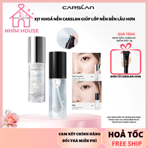 Xịt khoá nền CARSLAN giữ lớp trang điểm lâu trôi và kiểm soát dầu trên da | NHÍM HOUSE