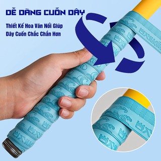 Cuốn Cán Cần Jiuyan Dài 150cm Dây Cuốn Cần Cuốn Cán Vợt Cầu Lông Chất Liệu PU Cao Cấp
