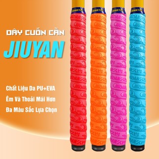 Cuốn Cán Cần Jiuyan Dài 150cm Dây Cuốn Cần Cuốn Cán Vợt Cầu Lông Chất Liệu PU Cao Cấp