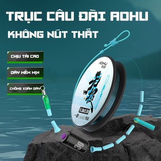 Trục Câu Đài Aohu Không Nút Thắt Bộ Dây Câu Đơn Buộc Sẵn Cước Nylon Tàng Hình Cao Cấp 3m6 Đến 7m2