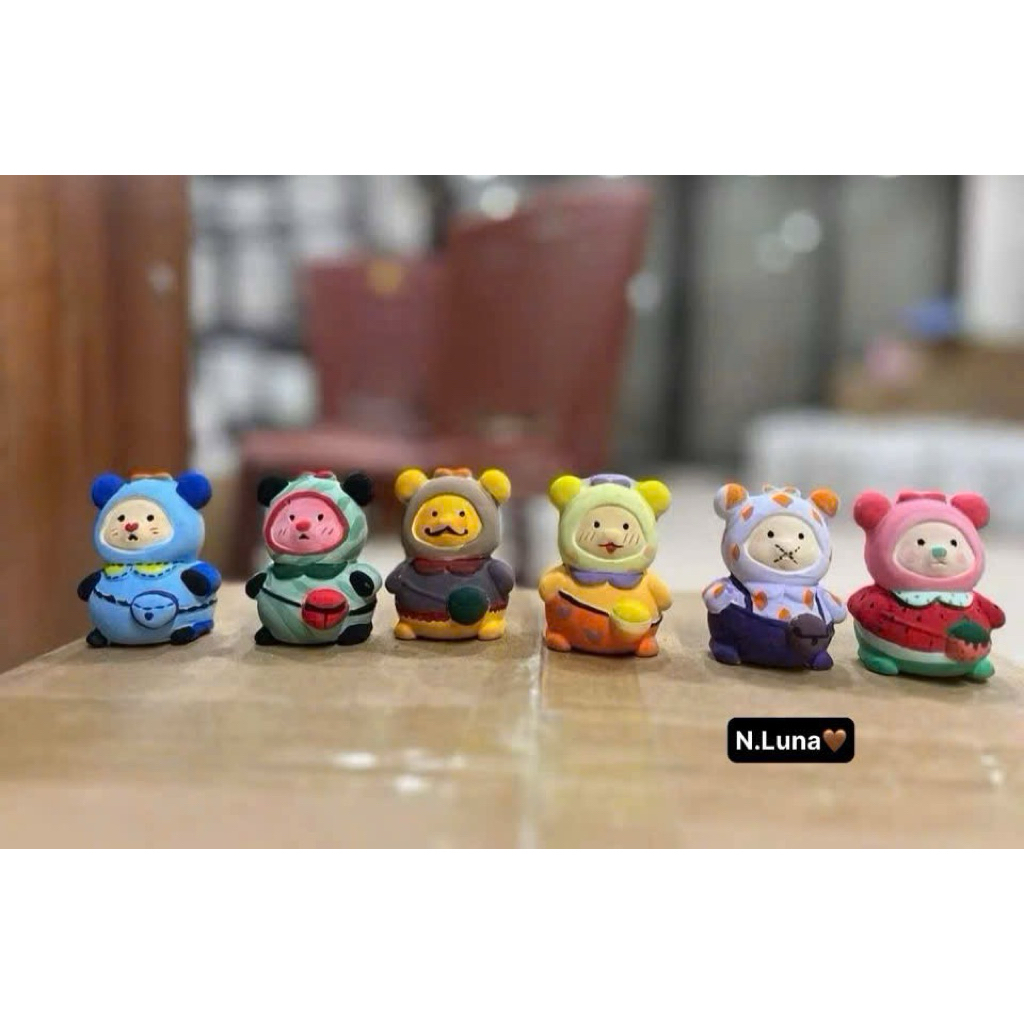 Bộ tô tượng 6/8/10 con kèm màu tô cây cọ