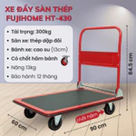 Xe đẩy công nghiệp Nhập Khẩu FUJIHOME HT-430 tải nặng gọn nhẹ, Xe chở hàng cồng kềnh kho bãi gập gọn an toàn tuyệt đối — ảnh 1