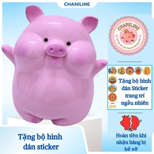 Heo Đất Lợn Đất Heo Má Bánh Bao SIZE TO đáng yêu Ống heo tiết kiệm tiền,trang trí,quà tặng CHANILINE