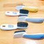 Bàn chải chà giày mini vệ sinh tay cầm dài nhiều màu , đa năng