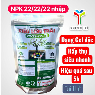 Siêu Lớn Trái 22-22-22 dạng Gel - Mát cây, lớn trái, bung gai sầu riêng!