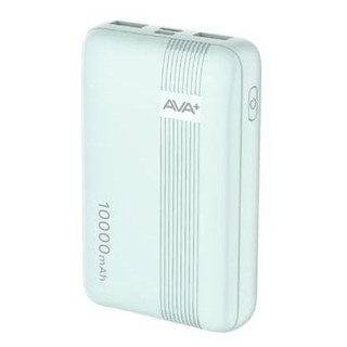 Pin sạc dự phòng Polymer 10000mAh AVA+ DS808A Xanh Mint like new mới 99 Bảo hành 12 tháng