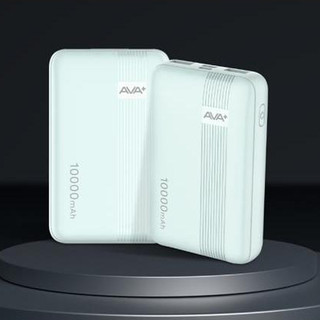 Pin sạc dự phòng Polymer 10000mAh AVA+ DS808A Xanh Mint like new mới 99 Bảo hành 12 tháng