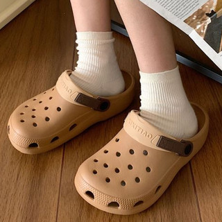 Dép sục nữ basic mẫu XIXITIAO đế cao 2cm trơn kiểu sandal quai hậu phối 2 màu dễ thương CS-63 Mita