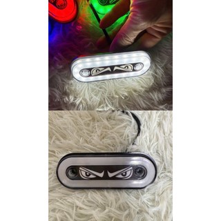 COMBO 2 đèn sườn gắn hông xe tải tải, ô tô. Đèn led sườn con mắt tròn 2 chế độ sáng. Sử dụng điện 12v và 24v