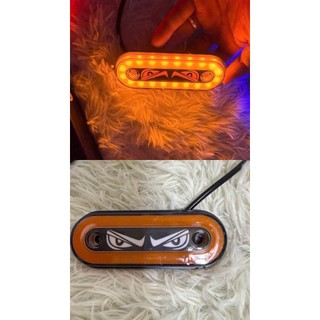 COMBO 2 đèn sườn gắn hông xe tải tải, ô tô. Đèn led sườn con mắt tròn 2 chế độ sáng. Sử dụng điện 12v và 24v