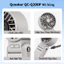 Quạt Tích Điện Cầm Tay Q-cooker Quạt sò lạnh cầm tay làm mát nhanh Pin 4000mAh 120 cấp độ siêu mạnh