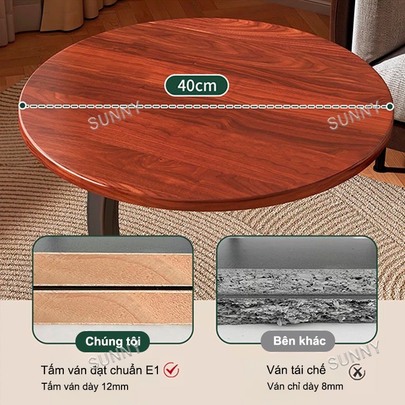 SUNNY Bàn góc sofa hình chữ G phong cách hiện đại nhỏ gọn tiện lợi đặt cạnh giường phòng khách