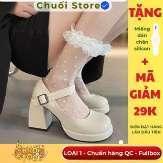 Giày cao gót nữ da PU tổng hợp dệt vải đế cao su sang chảnh quý phái thời trang cao cấp