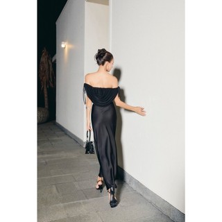 [Best Seller] Chân Váy Dài Nữ Mermaid Black White, Chất Vải Lụa Tô Châu Thoải Mái, WCV037 SOME HOW STORE