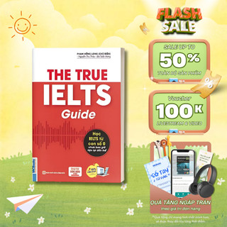 Sách - The True Ielts Guide - Cẩm nang hướng dẫn tự học IELTS chuẩn cho người mới bắt đầu MCBooks
