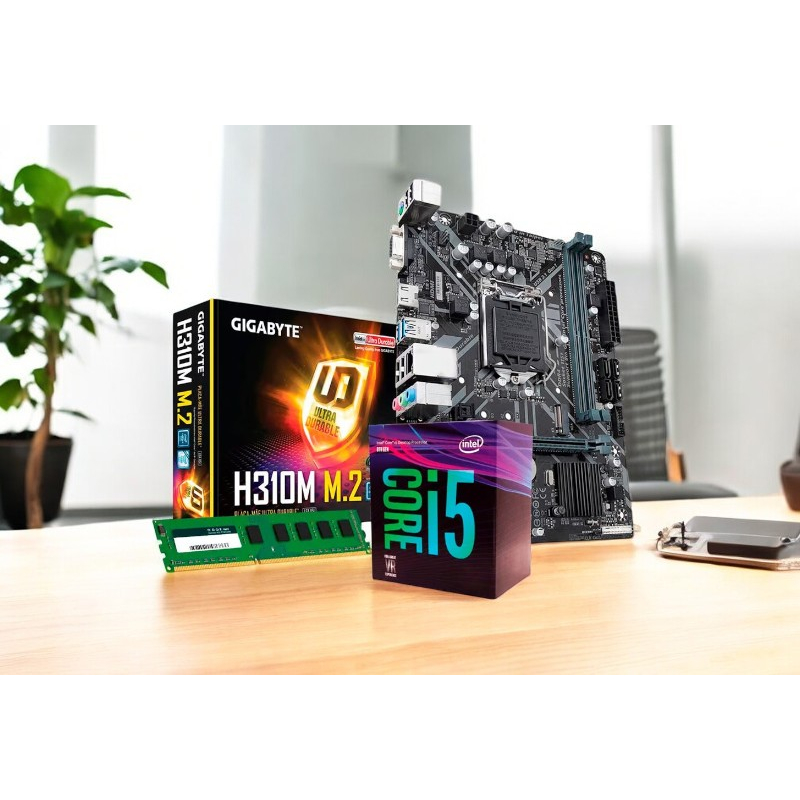 Bộ Combo H310 Giga + CPU i5 8400 + Ram 16GB 2666 / ssd Samsung 128GB ...