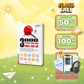 Sách - 3000 Từ Vựng Tiếng Nhật Theo Chủ Đề - MCBooks