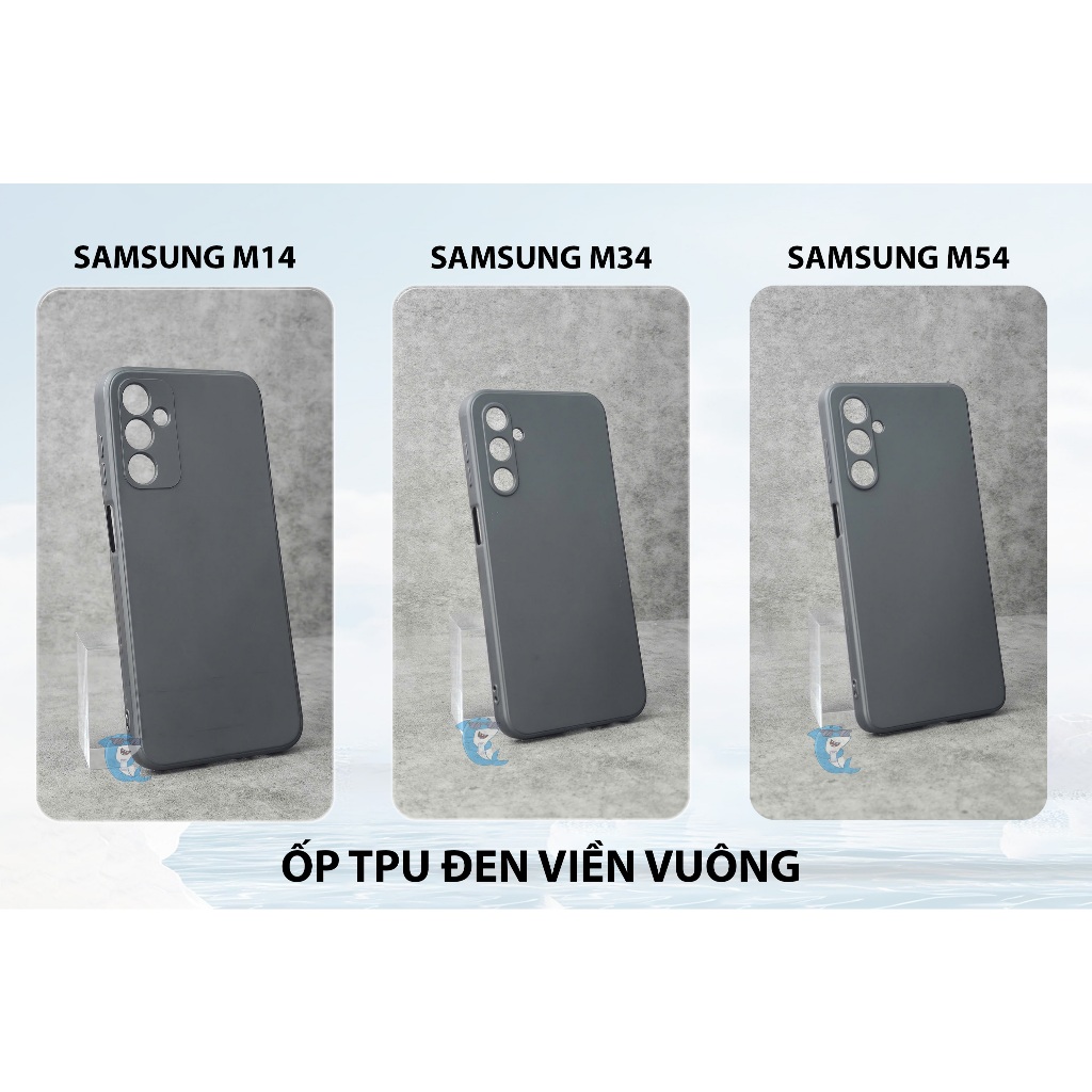Ốp lưng Samsung M14, M34, M54 5G nhựa dẻo cạnh vuông tpu cao cấp bảo vệ cam đt bibi