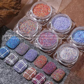 Nhũ Rắc Nail Mùa Đông Dạng Hoa Tuyết – Dạ Quang Lấp Lánh Ảo Diệu