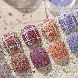 Nhũ Rắc Nail Mùa Đông Dạng Hoa Tuyết – Dạ Quang Lấp Lánh Ảo Diệu