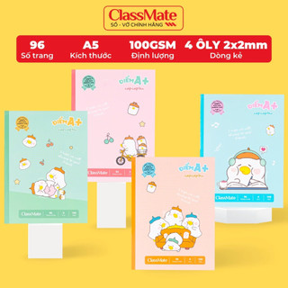 Combo 10 Tập Ô Li Miền Nam A5 80/100GSM Classmate Đa Dạng Mẫu Mã, Vở 4 Ô Ly Chống Thấm Cho Học Sinh, Sinh Viên