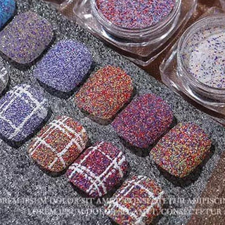 Nhũ Rắc Nail Mùa Đông Dạng Hoa Tuyết – Dạ Quang Lấp Lánh Ảo Diệu