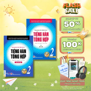 Sách - Combo Tiếng Hàn Tổng Hợp - Sơ Cấp 2 sách bài học và bài tập ( bản màu ) - MCBooks Chính Hãng