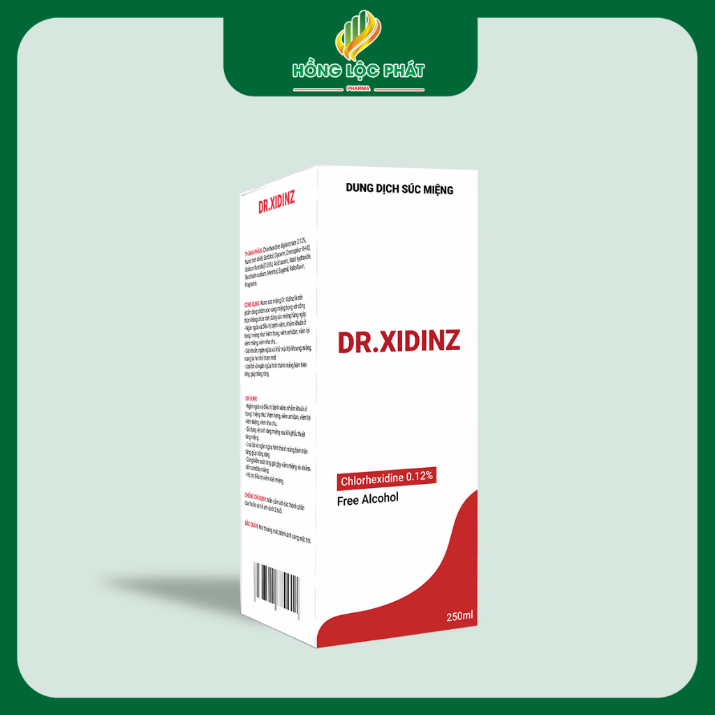 DUNG DỊCH SÚC MIỆNG DR.XIDINZ