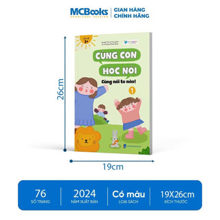Sách - Bộ Sách Cùng Con Học Nói - Bộ sách 6 cuốn dành cho bé trên 1 tuổi - Finybooks