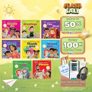 Sách - Combo trọn bộ 8 cuốn sách Being Polite - tiếng Anh - Vui ứng xử - Mcbooks Chính Hãng