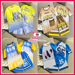 Đồ bộ mặc nhà An Kids cho bé trai bộ đồ thời trang đường phố thun lạnh in 3D màu sắc đẹp và thoáng mát