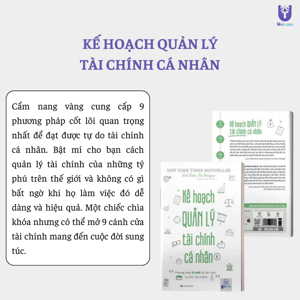 Sách - Kế Hoạch Quản Lý Tài Chính Cá Nhân: Phương Pháp 9 Bước Để Đạt Được Tự Do Tài Chính -Bizbooks
