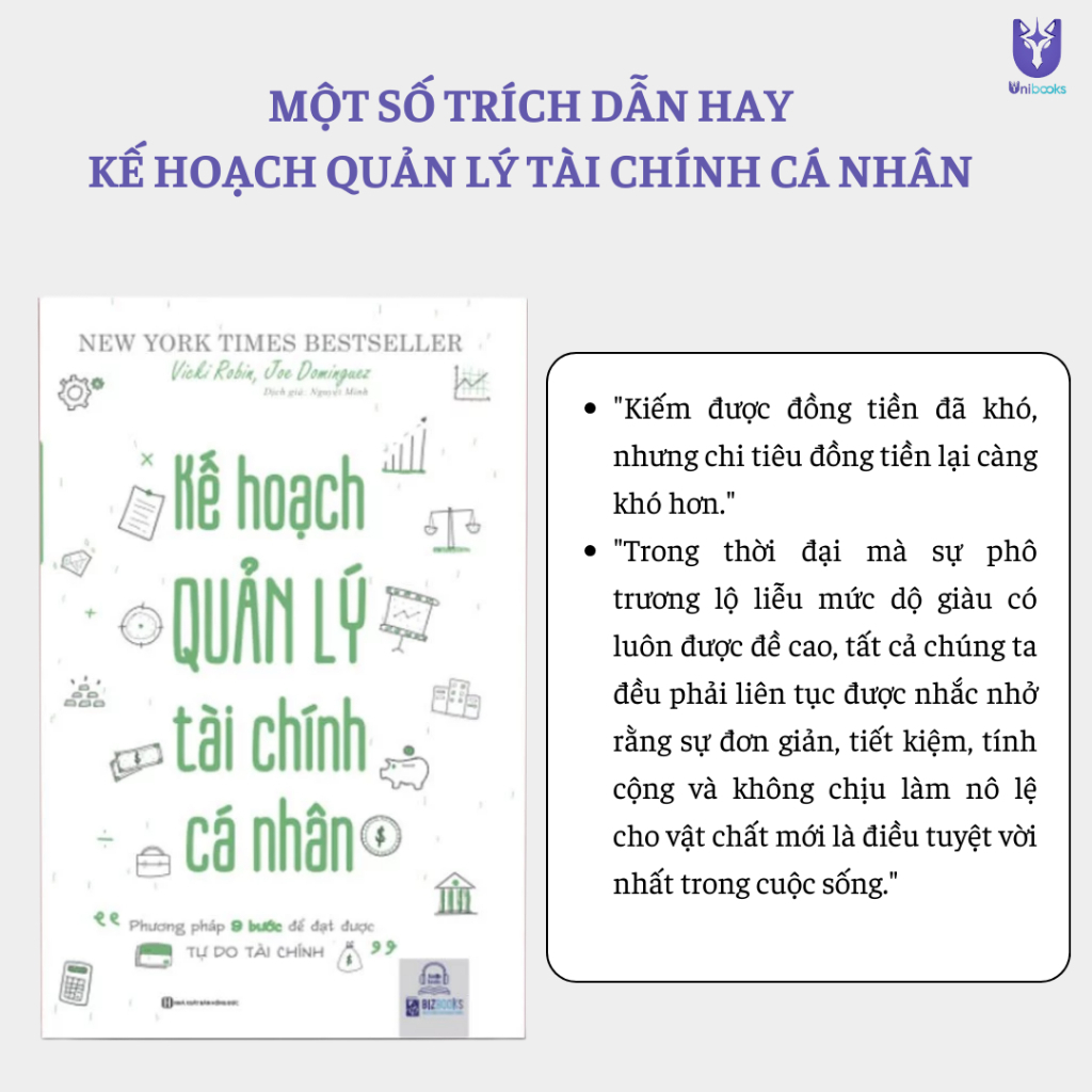 Sách - Kế Hoạch Quản Lý Tài Chính Cá Nhân: Phương Pháp 9 Bước Để Đạt Được Tự Do Tài Chính -Bizbooks