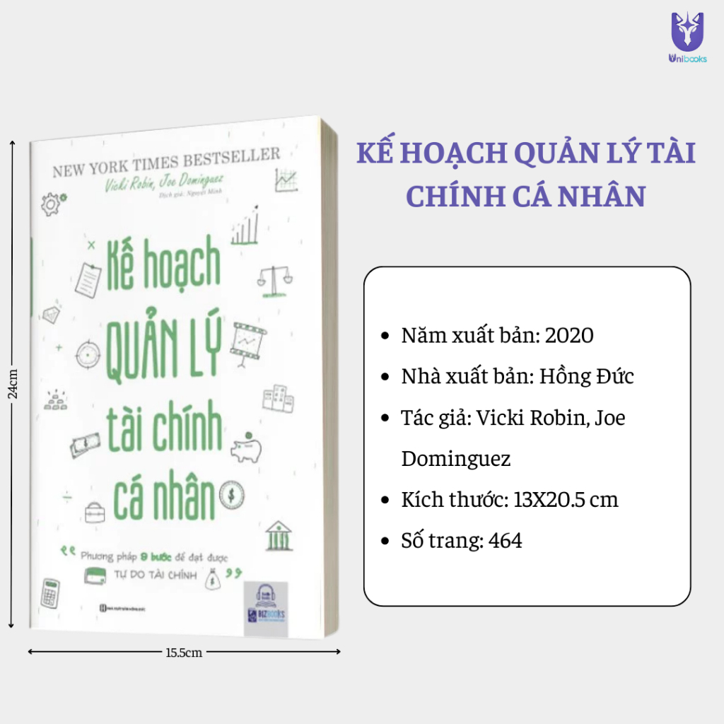 Sách - Kế Hoạch Quản Lý Tài Chính Cá Nhân: Phương Pháp 9 Bước Để Đạt Được Tự Do Tài Chính -Bizbooks